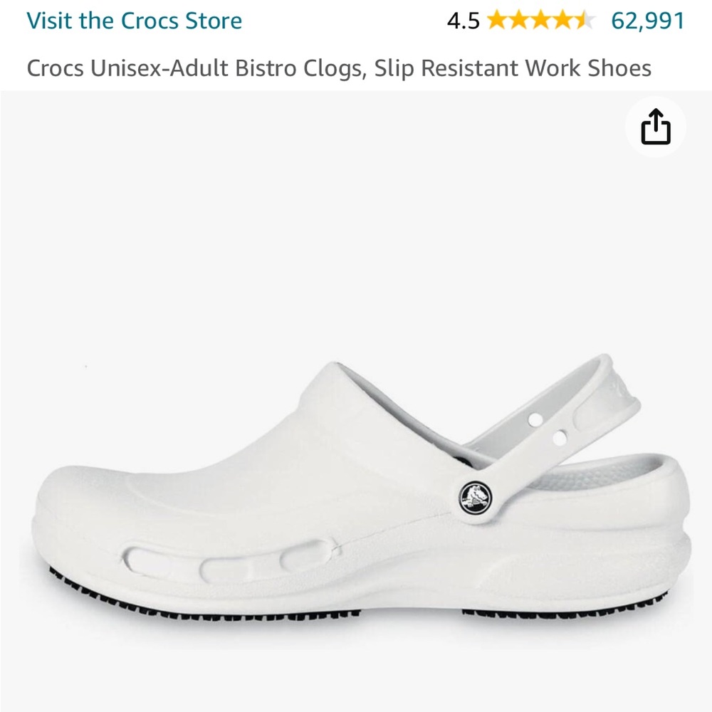 Slip resistant work Crocs *GOES TO BEST OFFER*
